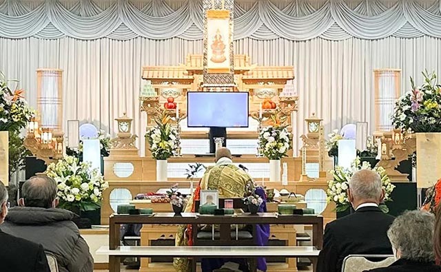 南多摩斎場での家族葬の葬儀参考イメージ